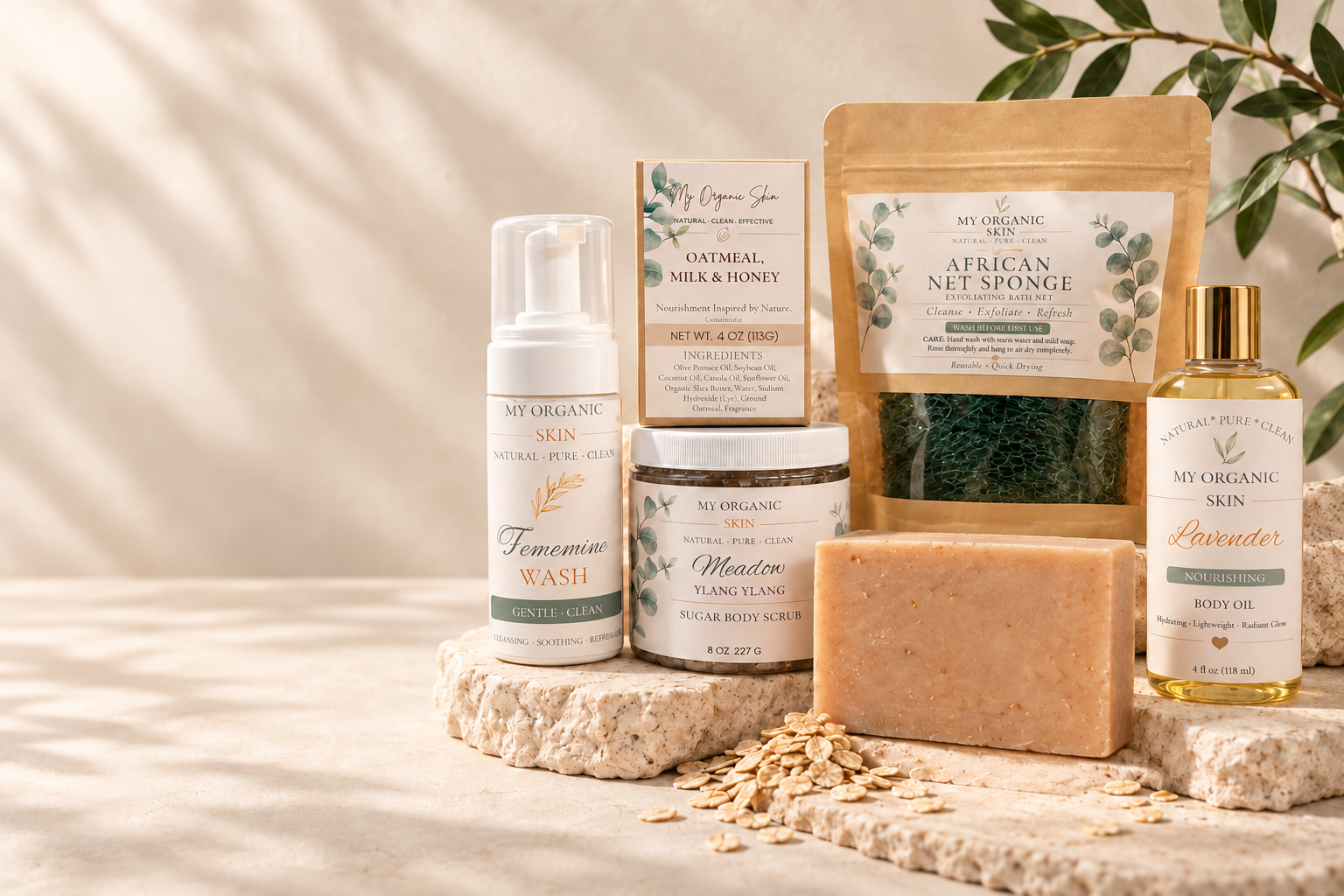 My Organic Skin body care collection