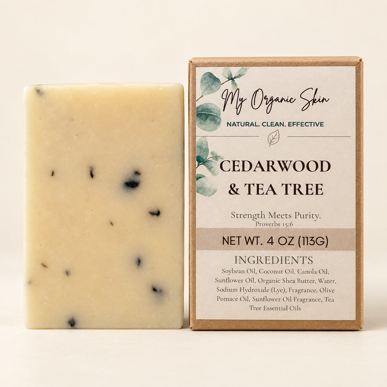 Cedarwood and Tea Tree Bar