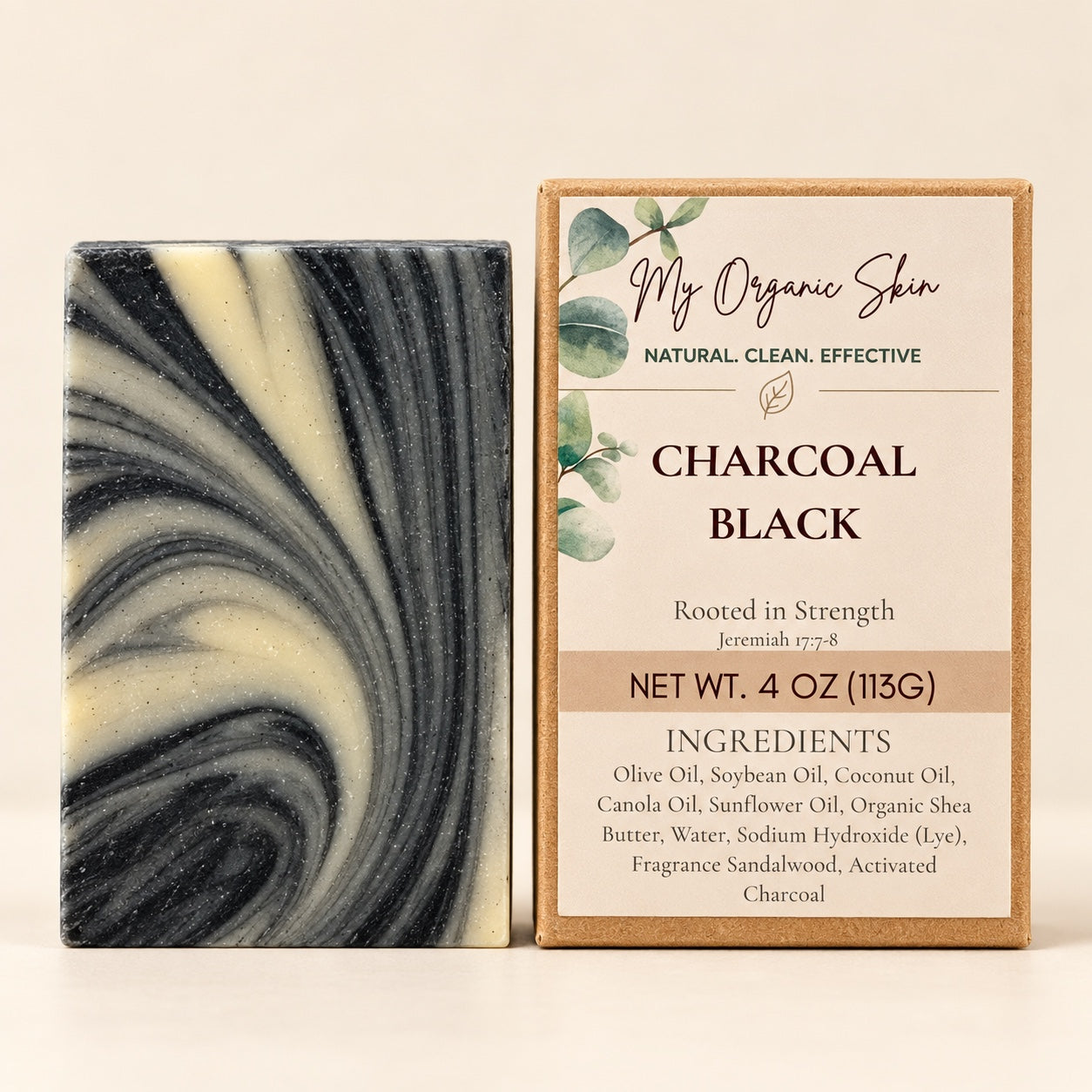 Charcoal Black Bar