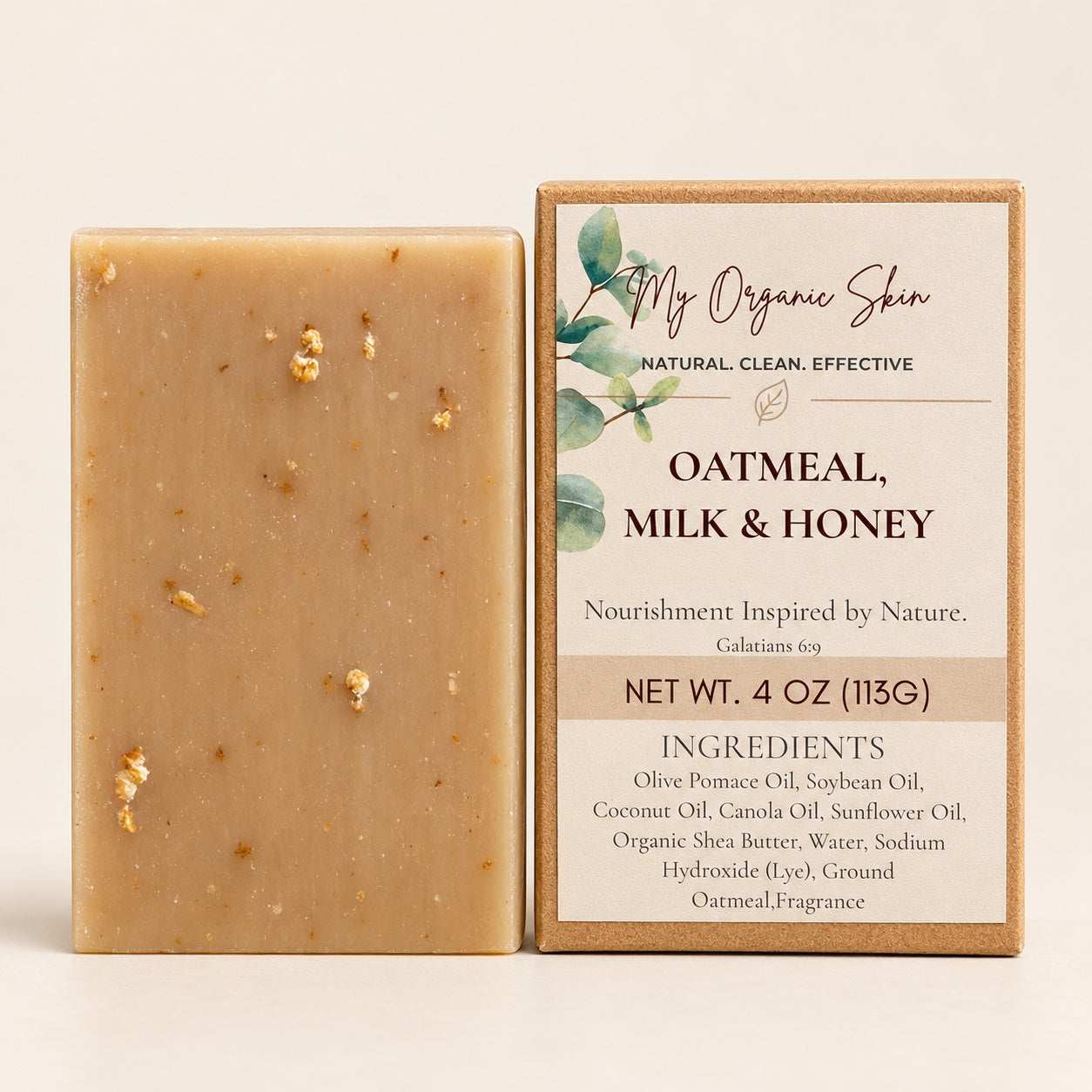 Oatmeal, Milk & Honey Bar